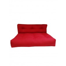 Kırmızı Renk Palet Minderi 120x80 Cm-Fiitsdekor